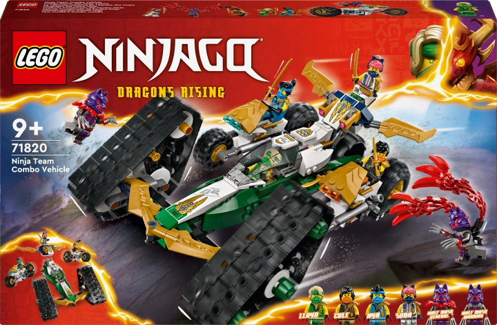 LEGO Ninjago 71820 - Ninjatiimin monitoimiajoneuvo ryhmässä LELUT, TUOTTEET LAPSILLE JA VAUVOILLE / Leikkikalut, Askartelu &Pelit / Rakennuslelut / Lego @ TP E-commerce Nordic AB (C69257)