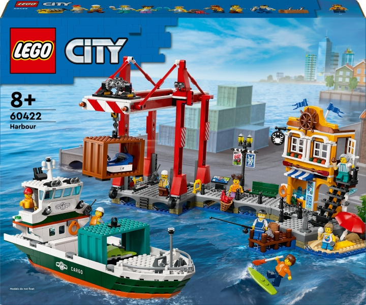 LEGO My City 60422 - Merisatama ja rahtilaiva ryhmässä LELUT, TUOTTEET LAPSILLE JA VAUVOILLE / Leikkikalut, Askartelu &Pelit / Rakennuslelut / Lego @ TP E-commerce Nordic AB (C69261)