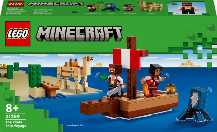 LEGO Minecraft 21259 - Merirosvolaivan matka ryhmässä LELUT, TUOTTEET LAPSILLE JA VAUVOILLE / Leikkikalut, Askartelu &Pelit / Rakennuslelut / Lego @ TP E-commerce Nordic AB (C69263)