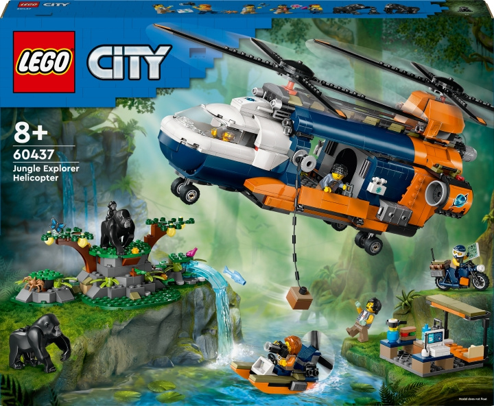 LEGO City Exploration 60437 - Viidakkotutkijan helikopteri leirissä ryhmässä LELUT, TUOTTEET LAPSILLE JA VAUVOILLE / Leikkikalut, Askartelu &Pelit / Rakennuslelut / Lego @ TP E-commerce Nordic AB (C69276)