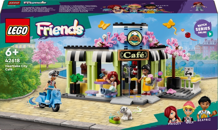 LEGO Friends 42618 - Heartlake Cityn kahvila ryhmässä LELUT, TUOTTEET LAPSILLE JA VAUVOILLE / Leikkikalut, Askartelu &Pelit / Rakennuslelut / Lego @ TP E-commerce Nordic AB (C69282)