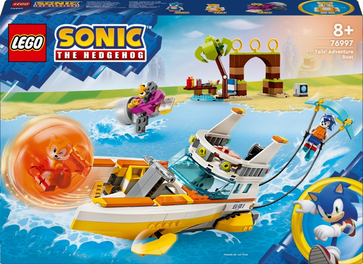 LEGO Sonic 76997 - Tailsin seikkailuvene ryhmässä LELUT, TUOTTEET LAPSILLE JA VAUVOILLE / Leikkikalut, Askartelu &Pelit / Rakennuslelut / Lego @ TP E-commerce Nordic AB (C69285)