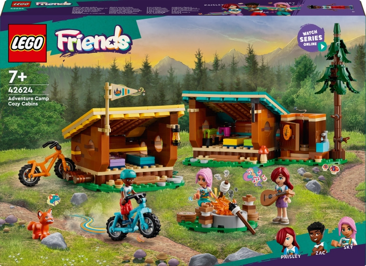 LEGO Friends 42624 - Seikkailuleirin mukavat laavut ryhmässä LELUT, TUOTTEET LAPSILLE JA VAUVOILLE / Leikkikalut, Askartelu &Pelit / Rakennuslelut / Lego @ TP E-commerce Nordic AB (C69289)