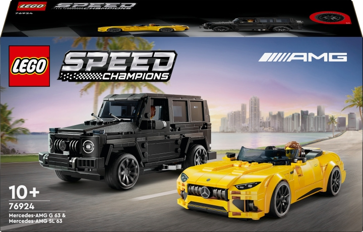 LEGO Speed Champions 76924 - Mercedes-AMG G 63 ja Mercedes-AMG SL 63 ryhmässä LELUT, TUOTTEET LAPSILLE JA VAUVOILLE / Leikkikalut, Askartelu &Pelit / Rakennuslelut / Lego @ TP E-commerce Nordic AB (C69298)