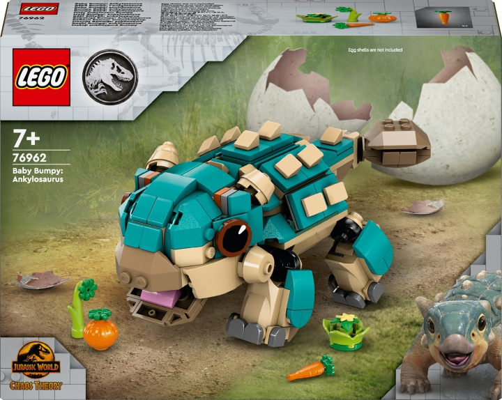 LEGO Jurassic World 76962 - Pikku-Bumpy: Ankylosaurus ryhmässä LELUT, TUOTTEET LAPSILLE JA VAUVOILLE / Leikkikalut, Askartelu &Pelit / Rakennuslelut / Lego @ TP E-commerce Nordic AB (C69299)