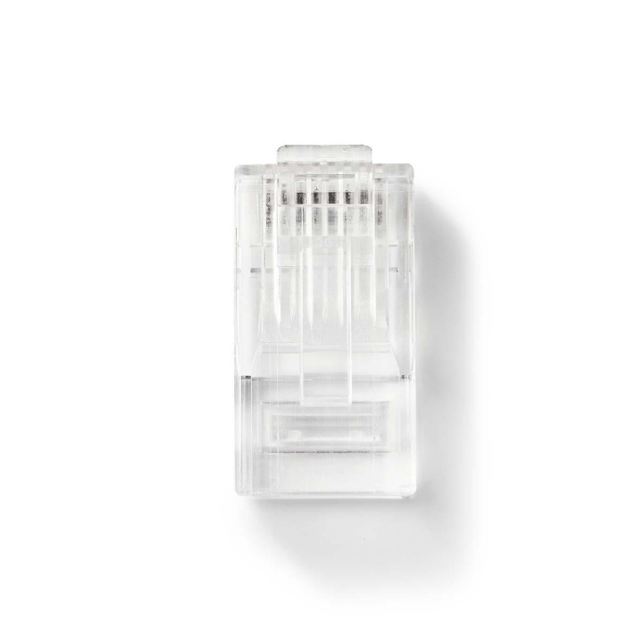 Nedis RJ45-liitin | RJ45 Pass Through | Kiinteä UTP CAT5 | Suora | Kullattu | 10 kpl | PVC | Läpikuultava | Laatikko ryhmässä TIETOKOONET & TARVIKKEET / Kaapelit & Sovittimet / Verkko / Sovittimet & Liittimet @ TP E-commerce Nordic AB (C69332)