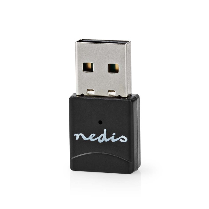 Nedis Verkkosovitin | Wi-Fi | AC600 | 2.4/5 GHz (Dual Band) | USB2.0 | Wi-Fi kokonaisnopeus: 600 Mbps | Windows 10 / Windows 11 / Windows 8 ryhmässä TIETOKOONET & TARVIKKEET / Verkko / Verkkokortti / Langaton USB @ TP E-commerce Nordic AB (C69349)