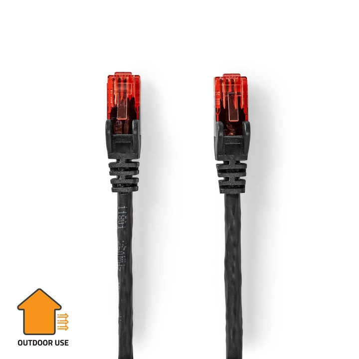 Nedis CAT6 Verkkokaapeli | RJ45 uros | RJ45 uros | U/UTP | 20.0 m | Ulkokäyttöön | Pyöreä | PE | Musta | Label ryhmässä TIETOKOONET & TARVIKKEET / Kaapelit & Sovittimet / Verkko / Cat6 @ TP E-commerce Nordic AB (C69355)