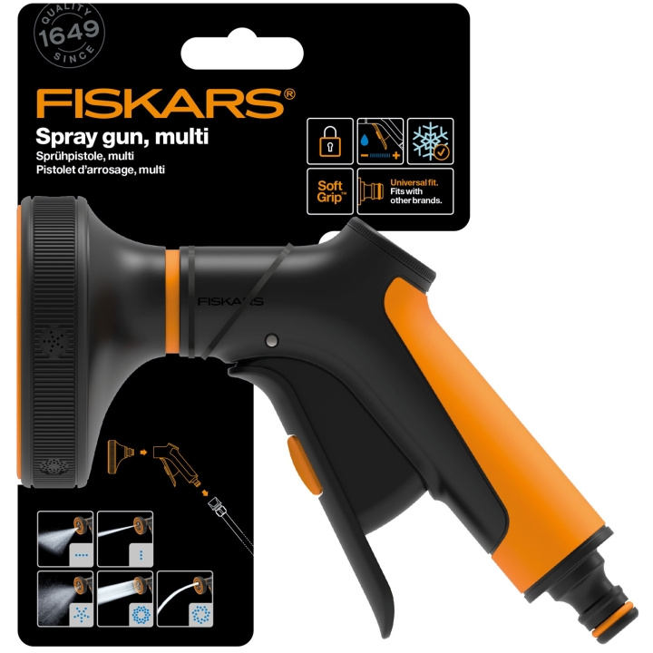 Fiskars Sprinklerpistol multifunktion. front tr ryhmässä KOTI, TALOUS JA PUUTARHA / Puutarhatuotteet / Puutarhatyökalut @ TP E-commerce Nordic AB (C69557)