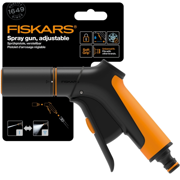 Fiskars Strålpistol justerbar. front trigger ryhmässä KOTI, TALOUS JA PUUTARHA / Puutarhatuotteet / Puutarhatyökalut @ TP E-commerce Nordic AB (C69559)