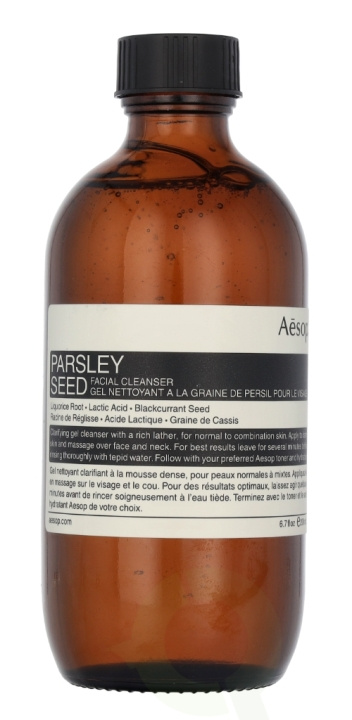 AESOP Parsley Seed Facial Cleanser 200 ml ryhmässä KAUNEUS JA TERVEYS / Ihonhoito / Kasvot / Puhdistus @ TP E-commerce Nordic AB (C69592)