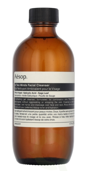 AESOP In Two Minds Facial Cleanser 200 ml ryhmässä KAUNEUS JA TERVEYS / Ihonhoito / Kasvot / Puhdistus @ TP E-commerce Nordic AB (C69651)