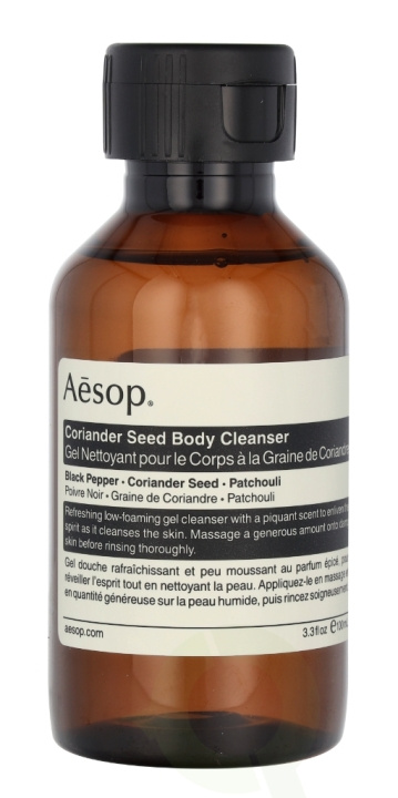 AESOP Coriander Seed Body Cleanser 100 ml ryhmässä KAUNEUS JA TERVEYS / Ihonhoito / Kehon hoito / Kylpy- ja suihkugeelit @ TP E-commerce Nordic AB (C69653)