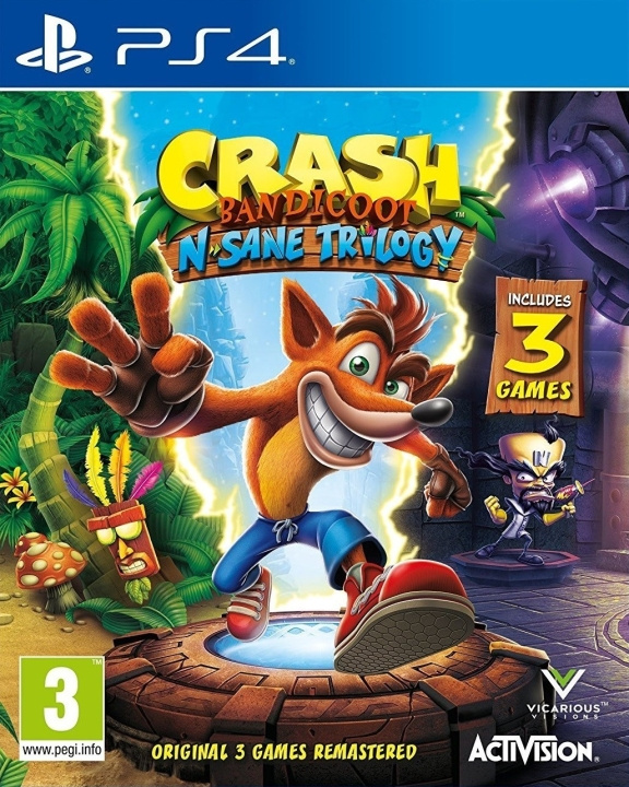 Activision Crash Bandicoot - N. Sane Trilogy (PS4) ryhmässä KODINELEKTRONIIKKA / Pelikonsolit & Tarvikkeet / Sony PlayStation 4 @ TP E-commerce Nordic AB (C69725)