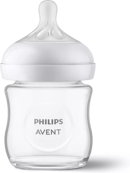 Philips Avent SCY930/01 Natural Response -lasinen tuttipullo, 120 ml ryhmässä LELUT, TUOTTEET LAPSILLE JA VAUVOILLE / Vauvatuotteet / Tutit & Hammasrenkaat @ TP E-commerce Nordic AB (C69784)