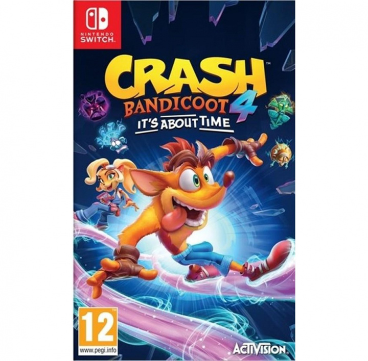 Activision Crash Bandicoot 4: It\'s About Time -peli, Switch ryhmässä KODINELEKTRONIIKKA / Pelikonsolit & Tarvikkeet / Nintendo Switch / Pelit @ TP E-commerce Nordic AB (C69798)