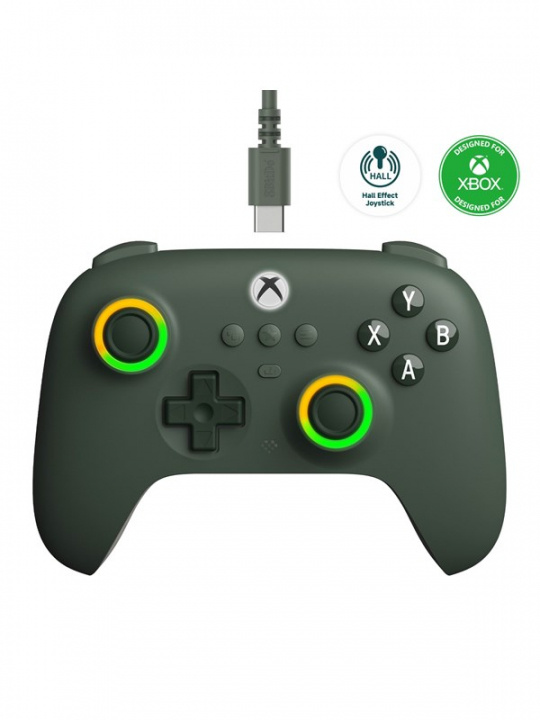 8Bitdo Ultimate C Wired -langallinen peliohjain, tummanvihreä, Xbox ryhmässä KODINELEKTRONIIKKA / Pelikonsolit & Tarvikkeet / Xbox Series X @ TP E-commerce Nordic AB (C69847)