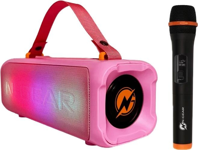 Ngear Blazooka 703 Pink ryhmässä KODINELEKTRONIIKKA / Ääni & Kuva / Kaiuttimet & Tarvikkeet / Bluetooth-kaiutin / Kannettavat kaiuttimet @ TP E-commerce Nordic AB (C69899)