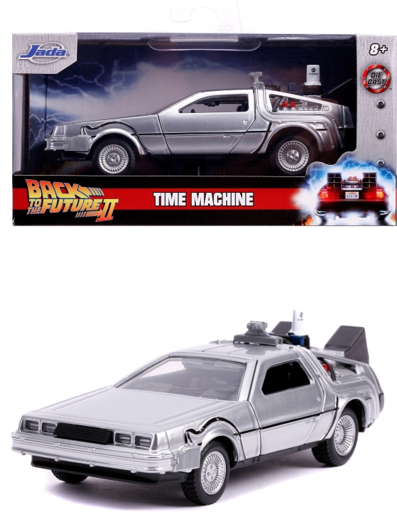 Jada Time Machine Back to the Future 2 -auto ryhmässä URHEILU, VAPAA-AIKA JA HARRASTUS / Harrastus / Muovimallit / Autot @ TP E-commerce Nordic AB (C69926)