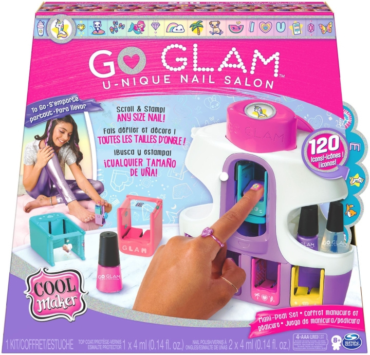 Cool Maker Go Glam U-Nique -kynsisalonki ryhmässä LELUT, TUOTTEET LAPSILLE JA VAUVOILLE / Leikkikalut, Askartelu &Pelit / Kokeilu ja tee-se-itse @ TP E-commerce Nordic AB (C69935)