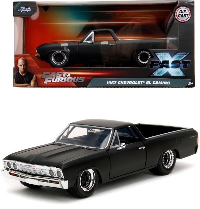 Jada Fast & Furious 1967 El Camino -auto, 19 cm ryhmässä URHEILU, VAPAA-AIKA JA HARRASTUS / Harrastus / Muovimallit / Autot @ TP E-commerce Nordic AB (C69974)