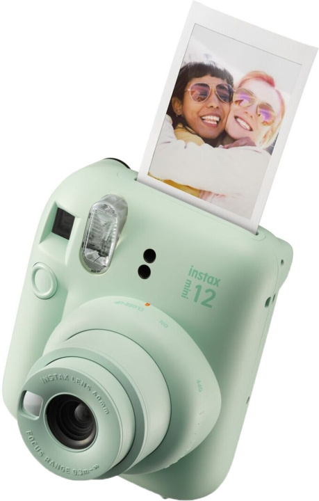 Fujifilm INSTAX Mini 12 -pikakamera, mintunvihreä ryhmässä KODINELEKTRONIIKKA / Valokuvat & Videot / Kamerat @ TP E-commerce Nordic AB (C69978)