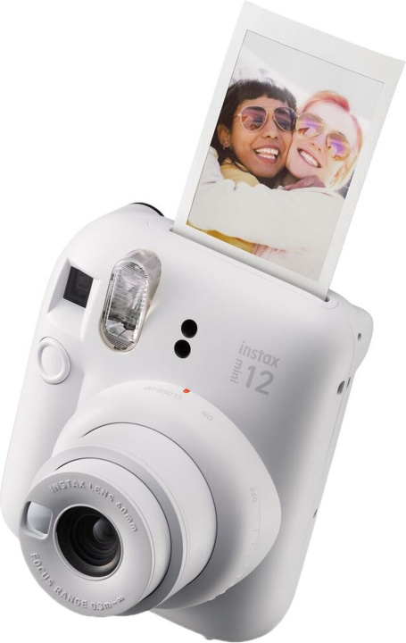 Fujifilm INSTAX Mini 12 -pikakamera, valkoinen ryhmässä KODINELEKTRONIIKKA / Valokuvat & Videot / Kamerat @ TP E-commerce Nordic AB (C69979)