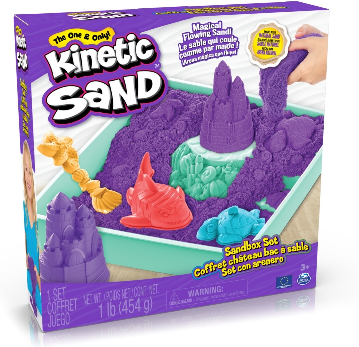 Kinetic Sand hiekkalaatikkosetti, lila ryhmässä LELUT, TUOTTEET LAPSILLE JA VAUVOILLE / Leikkikalut, Askartelu &Pelit / Lelut @ TP E-commerce Nordic AB (C69988)