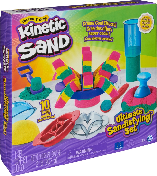 Kinetic Sand Ultimate Sandisfying - leikkisetti ryhmässä LELUT, TUOTTEET LAPSILLE JA VAUVOILLE / Leikkikalut, Askartelu &Pelit / Lelut @ TP E-commerce Nordic AB (C69990)