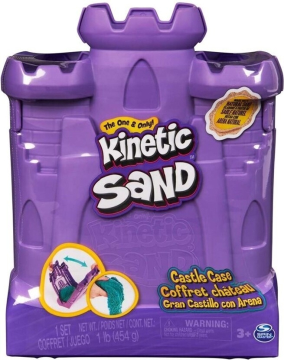 Kinetic Sand Castle Case -taikahiekkasetti, lime green ryhmässä LELUT, TUOTTEET LAPSILLE JA VAUVOILLE / Leikkikalut, Askartelu &Pelit / Lelut @ TP E-commerce Nordic AB (C70087)