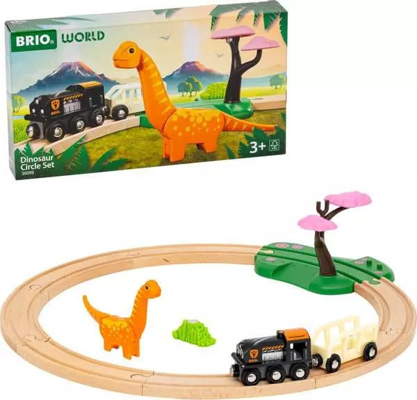 BRIO 36098 - Dinosaurus ympyräratasetti ryhmässä LELUT, TUOTTEET LAPSILLE JA VAUVOILLE / Leikkikalut, Askartelu &Pelit / Rakennuslelut / Brio junaradat @ TP E-commerce Nordic AB (C70145)