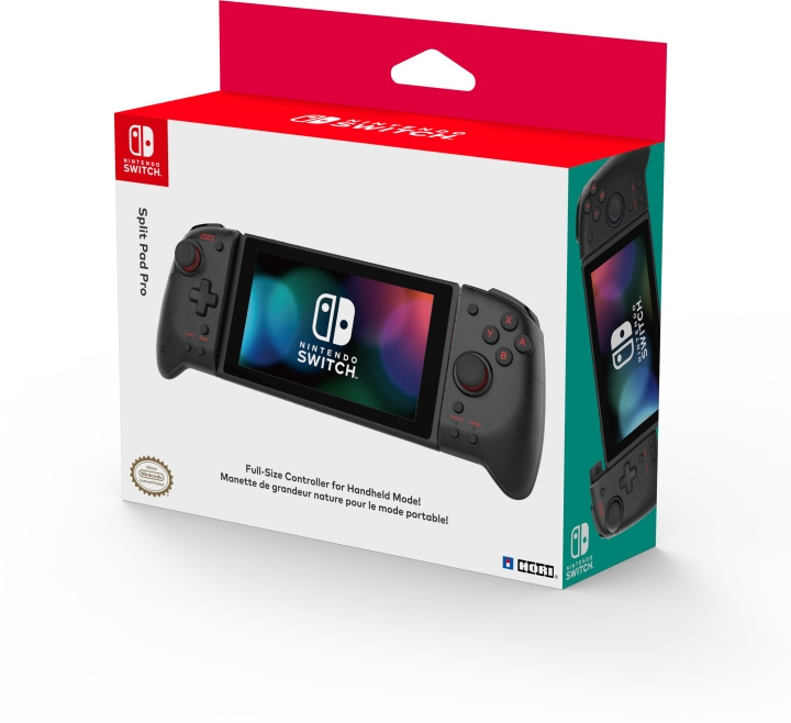 HORI Split Pad Pro Black -peliohjain, Switch / Switch OLED ryhmässä KODINELEKTRONIIKKA / Pelikonsolit & Tarvikkeet / Nintendo Switch / Tarvikkeet @ TP E-commerce Nordic AB (C70151)