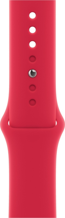 Apple Watch 41 mm (PRODUCT)RED urheiluranneke (MP6Y3) ryhmässä ÄLYPUHELIMET JA TABLETIT / Urheilu, koti ja vapaa-aika / Apple Watch & tarvikkeet / Tarvikkeet @ TP E-commerce Nordic AB (C70170)