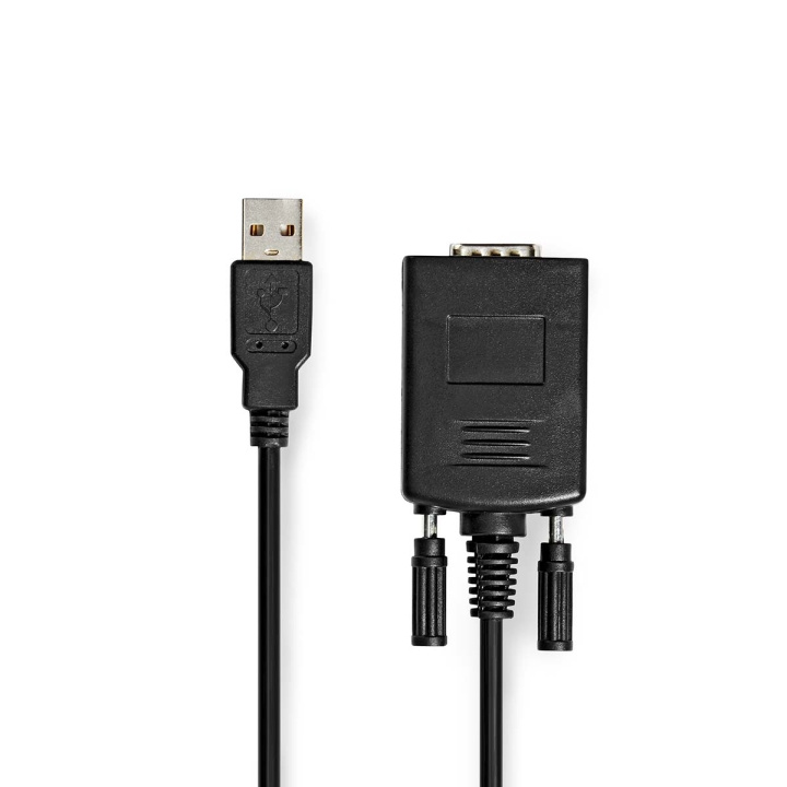 Nedis RS232 muunnin | USB-A Uros | RS232 | Niklattu | 0.90 m | Pyöreä | PVC | Musta | Laatikko ryhmässä TIETOKOONET & TARVIKKEET / Kaapelit & Sovittimet / Muut @ TP E-commerce Nordic AB (C70213)