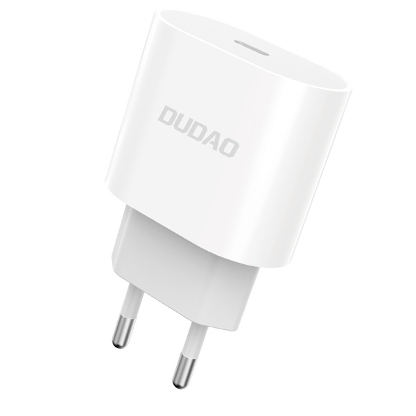 Dudao A8SEU Adapter 20Watt 1xUSB-C ryhmässä ÄLYPUHELIMET JA TABLETIT / Laturit & Kaapelit / Seinälaturi / Seinälaturi Type C @ TP E-commerce Nordic AB (C70274)