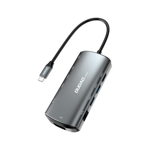 Dudao A15Pro 11-in-1 Type-C Adapter Dockingstation ryhmässä TIETOKOONET & TARVIKKEET / Kannettavat tietokoneet & tarvikkeet / Telakka @ TP E-commerce Nordic AB (C70287)