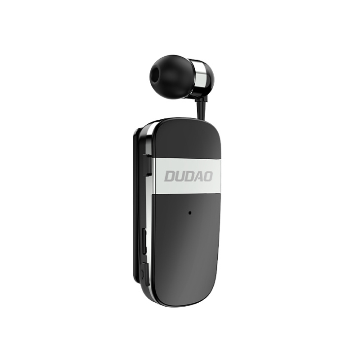 Dudao GU9 Extendable Wiring Bluetooth Earphone Black ryhmässä KODINELEKTRONIIKKA / Ääni & Kuva / Kuulokkeet & Tarvikkeet / Kuulokkeet @ TP E-commerce Nordic AB (C70293)