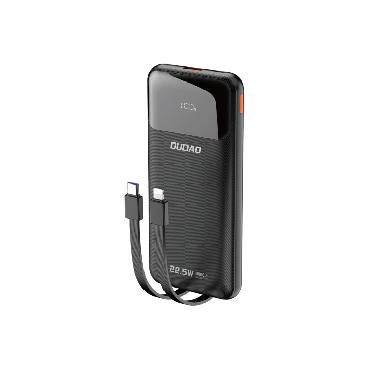 Dudao K15PRO powerbank 20000mAh 22.5W Black ryhmässä ÄLYPUHELIMET JA TABLETIT / Laturit & Kaapelit / Powerbanks @ TP E-commerce Nordic AB (C70308)