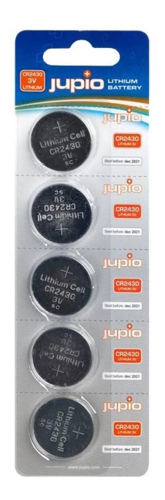 Jupio Battery x CR2430, Li (pack of 5) ryhmässä KODINELEKTRONIIKKA / Paristot & Laturit / Akut / Nappiparistot @ TP E-commerce Nordic AB (C70443)