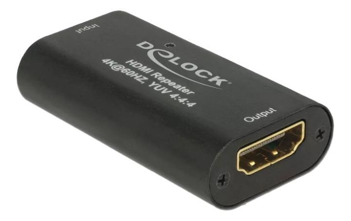 DeLOCK Repeater HDMI 4K 60 Hz UHD 30 m ryhmässä KODINELEKTRONIIKKA / Kaapelit & Sovittimet / HDMI / Sovittimet @ TP E-commerce Nordic AB (C70467)