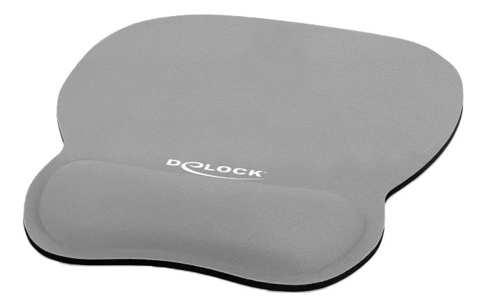 DeLOCK Ergonomic Mouse pad with Wrist Rest grey 245 x 206 mm ryhmässä TIETOKOONET & TARVIKKEET / Hiiret & Näppäimistöt / Rannetuet @ TP E-commerce Nordic AB (C70476)