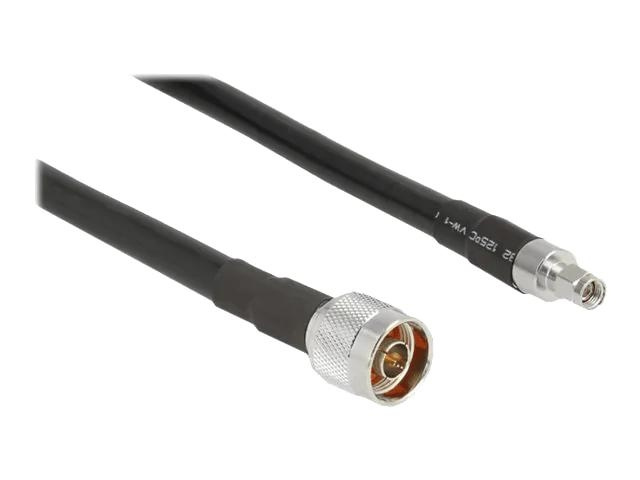 DeLOCK Antenna Cable N plug >RP-SMA plug CFD400 LLC400 1 m low loss ryhmässä KODINELEKTRONIIKKA / Kaapelit & Sovittimet / Antennikaapelit & Tarvikkeet / Antenni johdot @ TP E-commerce Nordic AB (C70479)