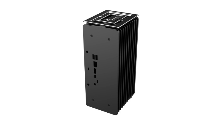 Akasa Turing ABX Compact fanless case for AMD Ryzen™ 4000U ryhmässä TIETOKOONET & TARVIKKEET / Tietokoneen komponentit / Asennuspohja @ TP E-commerce Nordic AB (C70483)