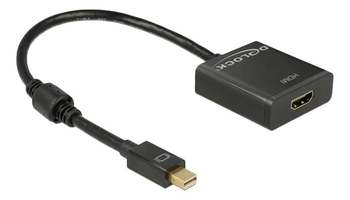 DeLOCK Adapter mini DisplayPort 1.2 male > HDMI female 4K Active ryhmässä TIETOKOONET & TARVIKKEET / Kaapelit & Sovittimet / DisplayPort / Sovittimet @ TP E-commerce Nordic AB (C70601)