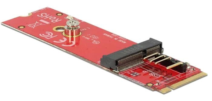 DeLOCK Converter M.2 KeyM male>M.2 Key E slot USB PCIe modules ryhmässä TIETOKOONET & TARVIKKEET / Tietokoneen komponentit / Kovalevyt / Sovittimet & Tarvikkeet @ TP E-commerce Nordic AB (C70613)