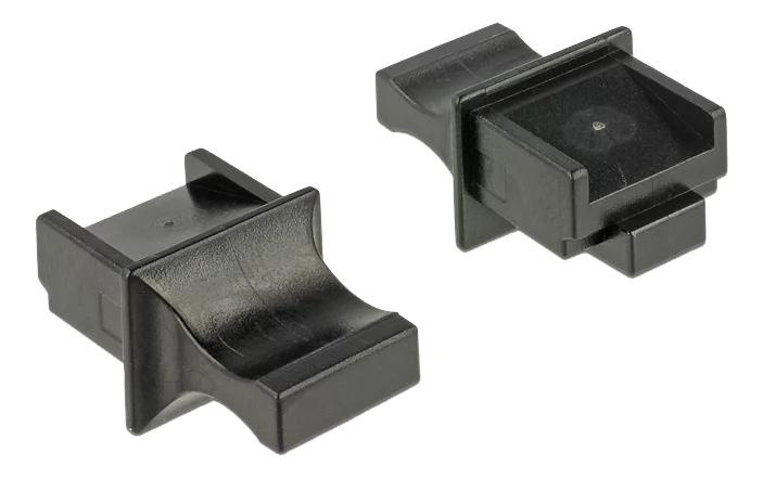 DeLOCK Dust Cover for RJ45 jack with grip 10 pieces black ryhmässä TIETOKOONET & TARVIKKEET / Kaapelit & Sovittimet / Verkko / Sovittimet & Liittimet @ TP E-commerce Nordic AB (C70617)