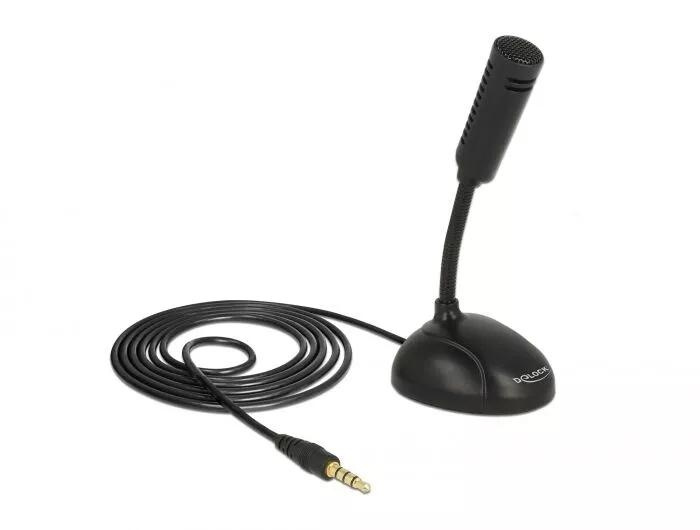 DeLOCK Condenser Microphone Omni-Directional for Smartphone Tablet ryhmässä TIETOKOONET & TARVIKKEET / Tietokonetarvikkeet / Mikrofonit @ TP E-commerce Nordic AB (C70637)