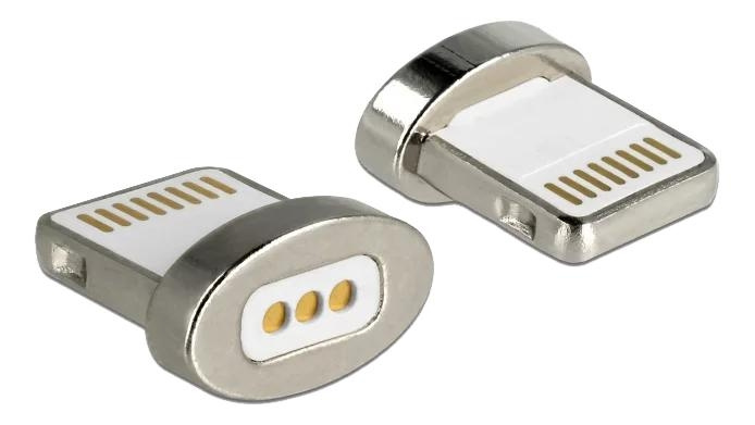 DeLOCK Magnetic Adapter 8 pin Lightning™ male ryhmässä ÄLYPUHELIMET JA TABLETIT / Laturit & Kaapelit / Sovittimet @ TP E-commerce Nordic AB (C70640)