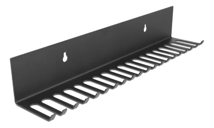 DeLOCK Cable holder 318 x 65 mm for wall mounting black ryhmässä KODINELEKTRONIIKKA / Kaapelit & Sovittimet / Kaapelinhallinta @ TP E-commerce Nordic AB (C70653)