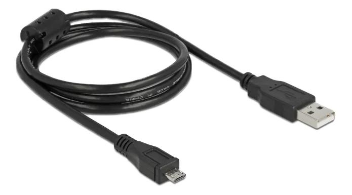 DeLOCK Cable USB2.0 -A male to USB- micro B male 1m ryhmässä TIETOKOONET & TARVIKKEET / Kaapelit & Sovittimet / USB / USB-A / Kaapelit @ TP E-commerce Nordic AB (C70664)